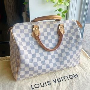 Louis Vuitton Speedy 30 Damier Azur